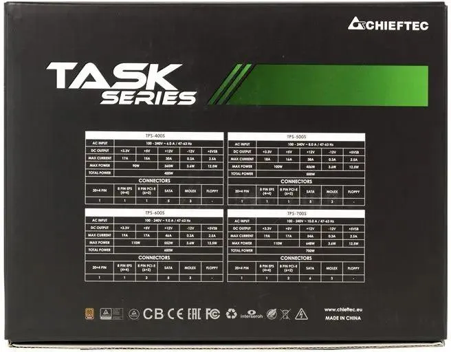 Chieftec TASK TPS-500S 500W BULK