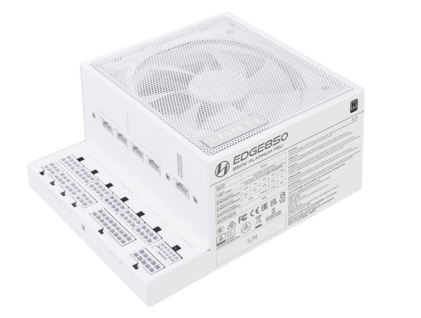 LIAN LI EDGE 850W ATX3.1 80+ Platinum EG0850 WHITE