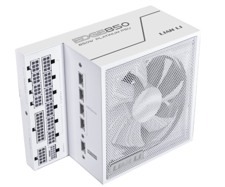 LIAN LI EDGE 850W ATX3.1 80+ Platinum EG0850 WHITE