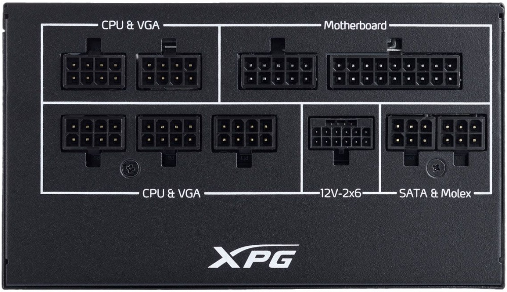 XPG CORE REACTOR II VE 850W 80+ Gold (COREREACTORIIVE850G-BKCEU)