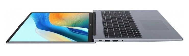 Huawei MateBook D 16 MCLF-X (Intel Core i5 12450H 2000MHz/16"/1920x1080/16GB/512GB SSD/DVD нет/Intel UHD Graphics/Wi-Fi/Bluetooth/No OS) 53013YDK